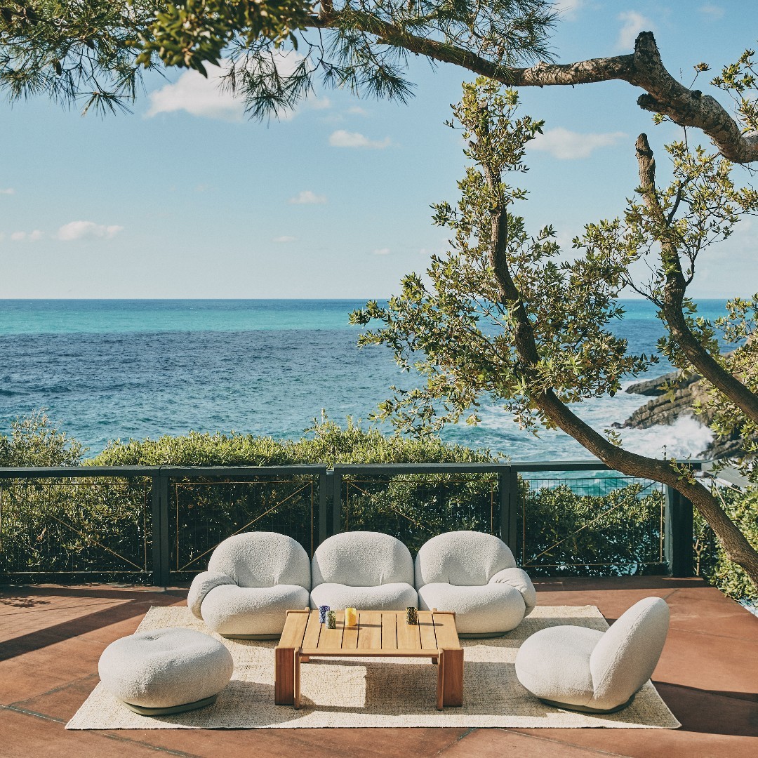 Fauteuil pivotant Pacha Outdoor Gubi - Style Riviera