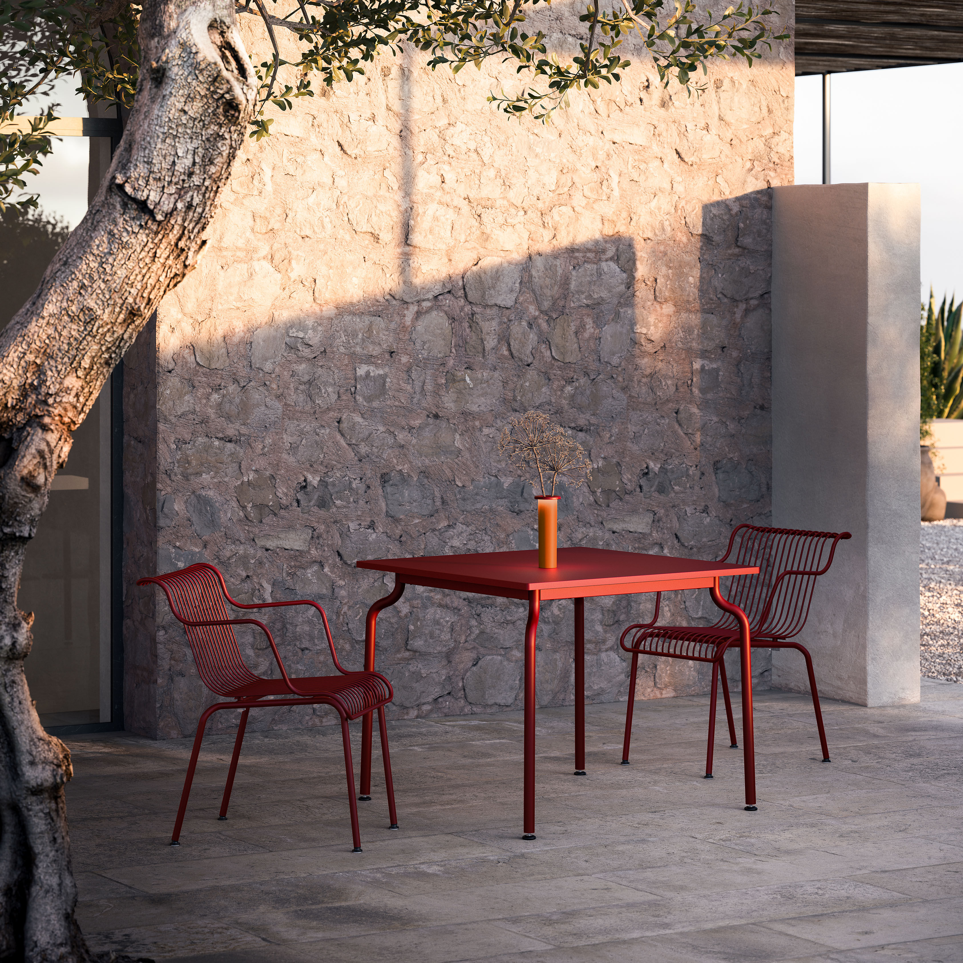 Fauteuil de repas empilable South Magis - Style Riviera