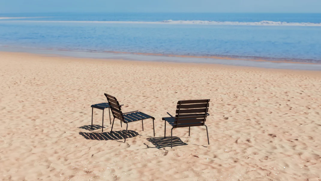Collection outdoor Aligned de Valerie Object par Maarten Baas