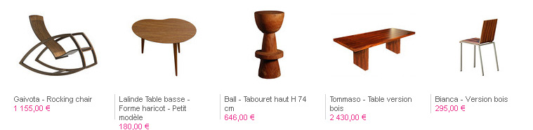 D&eacute;couvrez la s&eacute;lection bois exotique